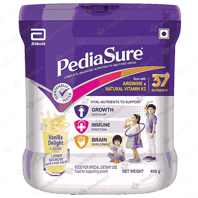 PEDIASURE VANILLA POWDER 400 GM