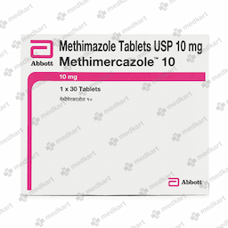 METHIMERCAZOLE 10MG TABLET 30'S