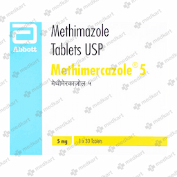 METHIMERCAZOLE 5MG TABLET 30'S