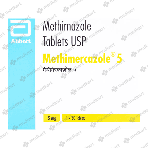 METHIMERCAZOLE 5MG TABLET 30'S