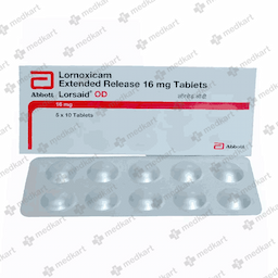 LORSAID OD TABLET 10'S