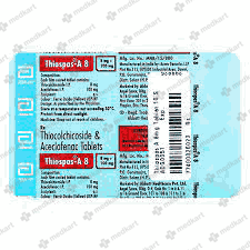 THIOSPAS A 8MG TABLET 10'S