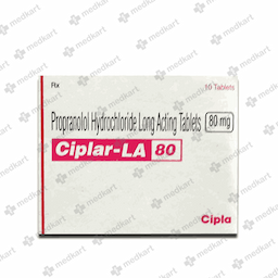 CIPLAR LA 80MG TABLET 10'S