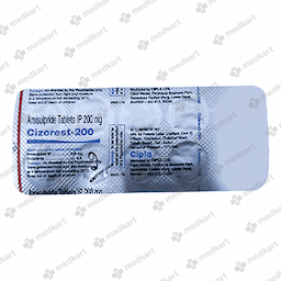 CIZOREST 200MG TABLET 10'S