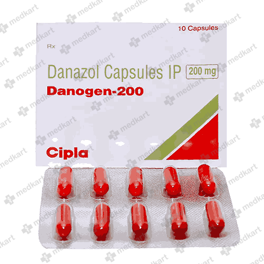 DANOGEN 200MG CAPSULE 10'S