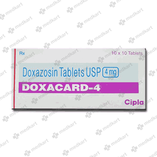 DOXACARD 4MG TABLET 10'S