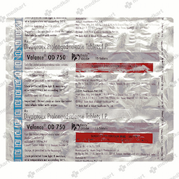 VALANCE OD 750MG TABLET 15'S