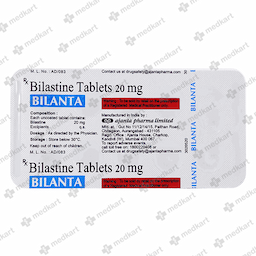 BILANTA 20MG TABLET 10'S