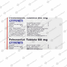 FEBURIC 60MG TABLET 10'S