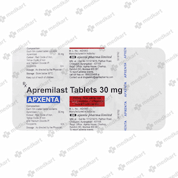 APXENTA 30MG TABLET 10'S