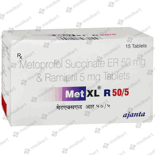 MET XL R50MG TABLET 15'S