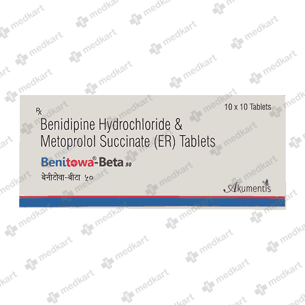 BENITOWA BETA 50MG TABLET 10'S