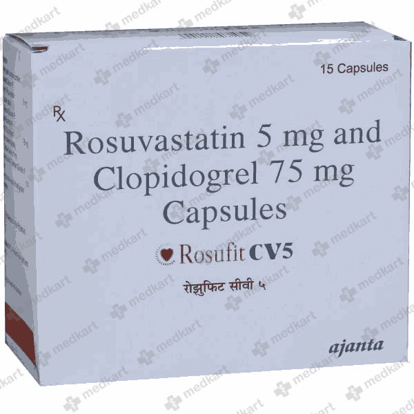 ROSUFIT CV 5MG CAPSULE 15'S