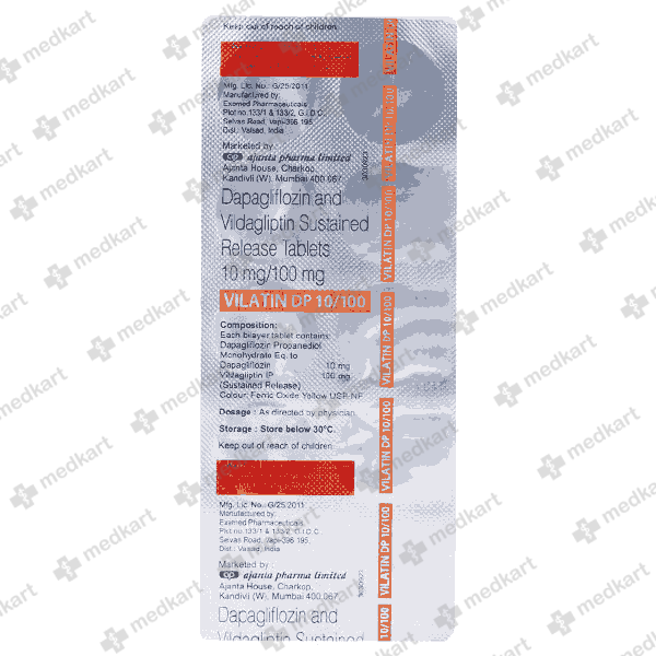 VILATIN DP 10/100MG TABLET 10'S