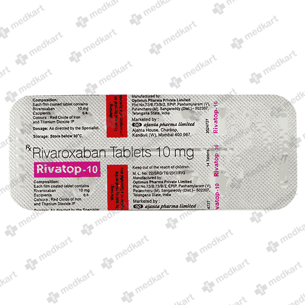 RIVATOP 10MG TABLET 14'S