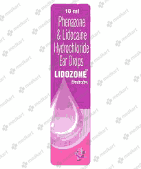 LIDOZONE EAR DROPS 10 ML