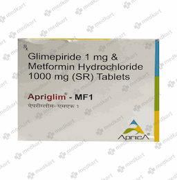 APRIGLIM MF 1MG TABLET 10'S