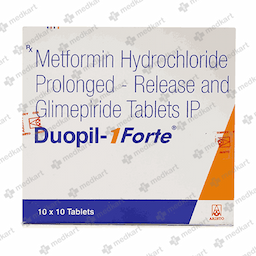 DUOPIL 1MG FORTE TABLET 10'S