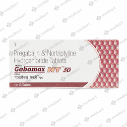 GABAMAX NT 50MG TABLET 10'S