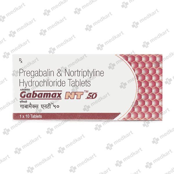 GABAMAX NT 50MG TABLET 10'S