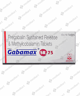 GABAMAX SR 75MG TABLET 10'S