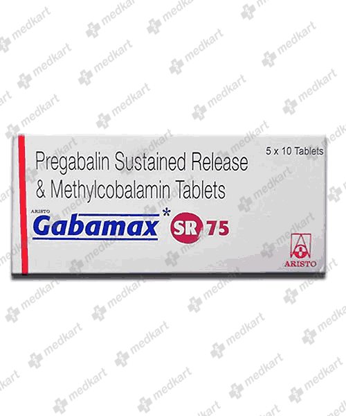 GABAMAX SR 75MG TABLET 10'S