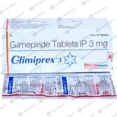 GLIMIPREX 3MG TABLET 10'S