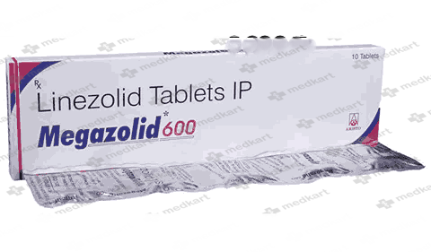 MEGAZOLID 600MG TABLET 10'S