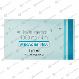 MIKACIN 1000MG INJECTION 4 ML