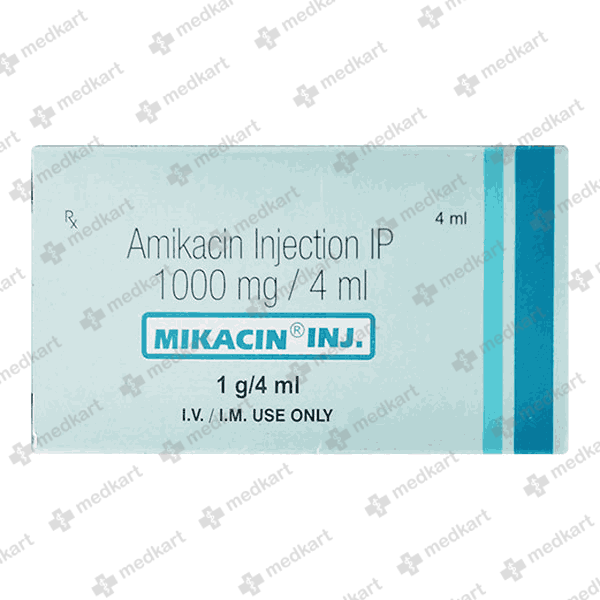 MIKACIN 1000MG INJECTION 4 ML