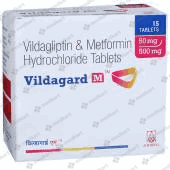 VILDAGARD M 50/500MG TABLET 15'S