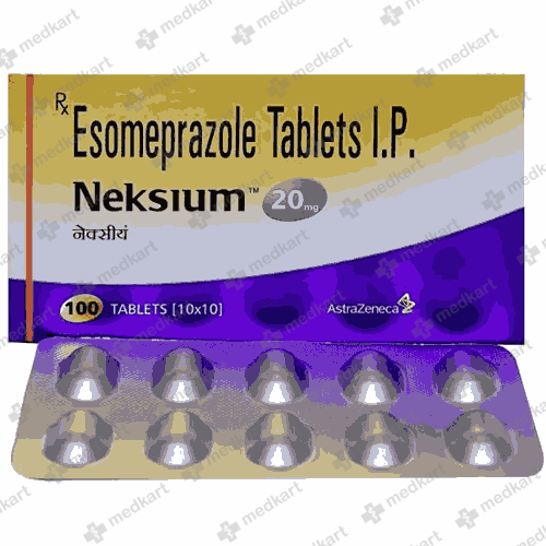 NEKSIUM 20MG TABLET 10'S