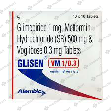 GLISEN VM 1/0.3MG TABLET 10'S