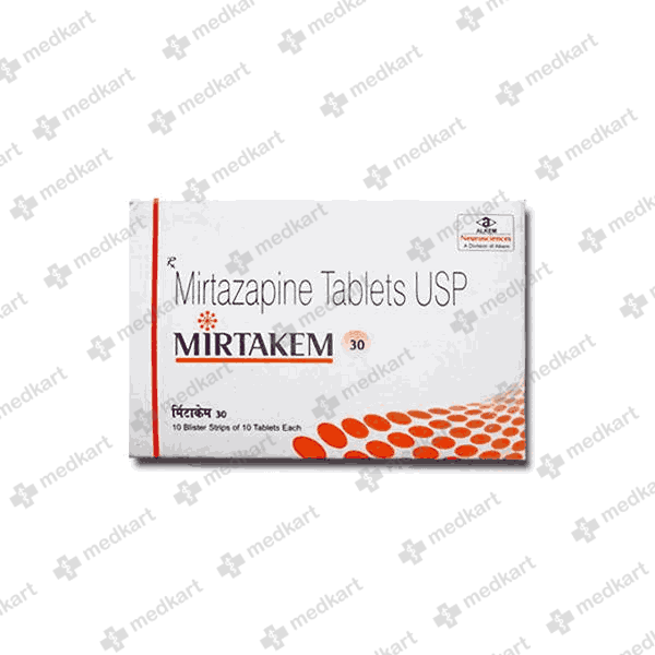 MIRTAKEM 30MG TABLET 10'S