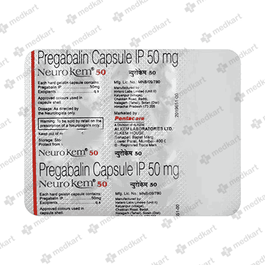 NEUROKEM 50MG CAPSULE 10'S