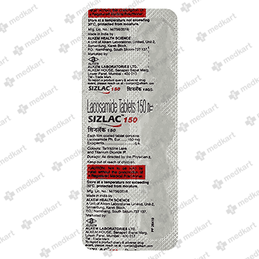 SIZLAC 150MG TABLET 10'S