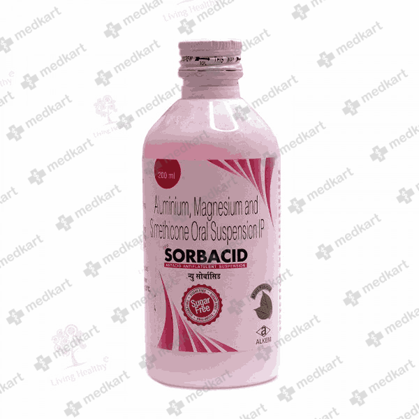 SORBACID SYRUP 200 ML