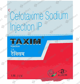 TAXIM 1000MG INJECTION 5 ML