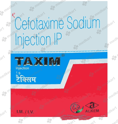 TAXIM 1000MG INJECTION 5 ML