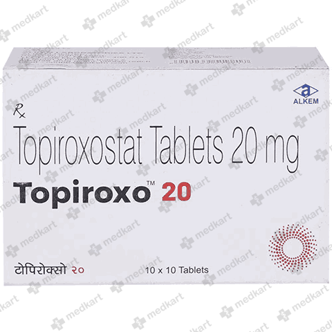 TOPIROXO 20MG TABLET 10'S