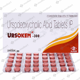 URSOKEM 300MG TABLET 10'S