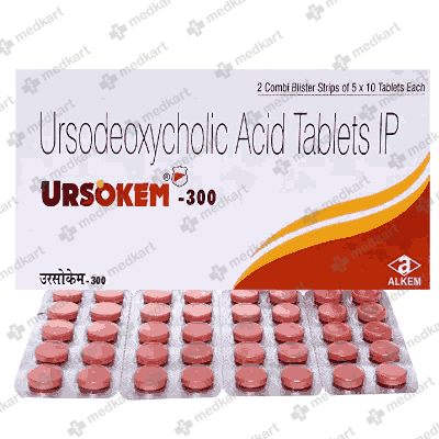 URSOKEM 300MG TABLET 10'S