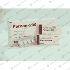 FORCAN 200MG TABLET 4'S