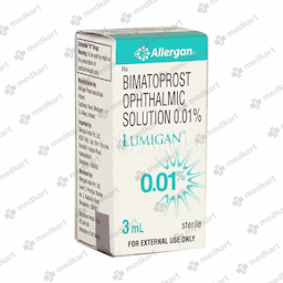 LUMIGAN EYE 0.01% DROPS 3 ML