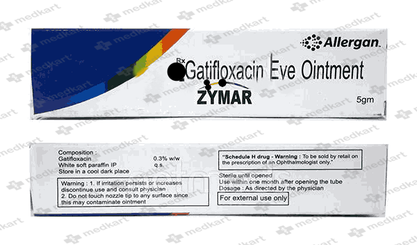 ZYMAR EYE OINTMENT 5 GM