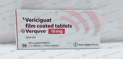 VERQUVO 10MG TABLET 14'S