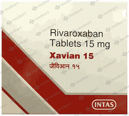 XAVIAN 15MG TABLET 10'S