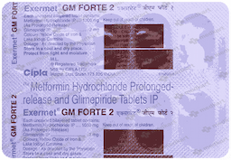 EXERMET GM FORTE 2MG TABLET 10'S