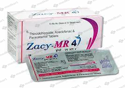 ZACY MR 4MG TABLET 10'S