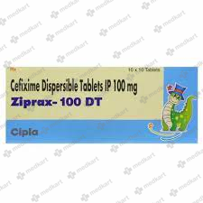 ZIPRAX 100MG DT TABLET 10'S